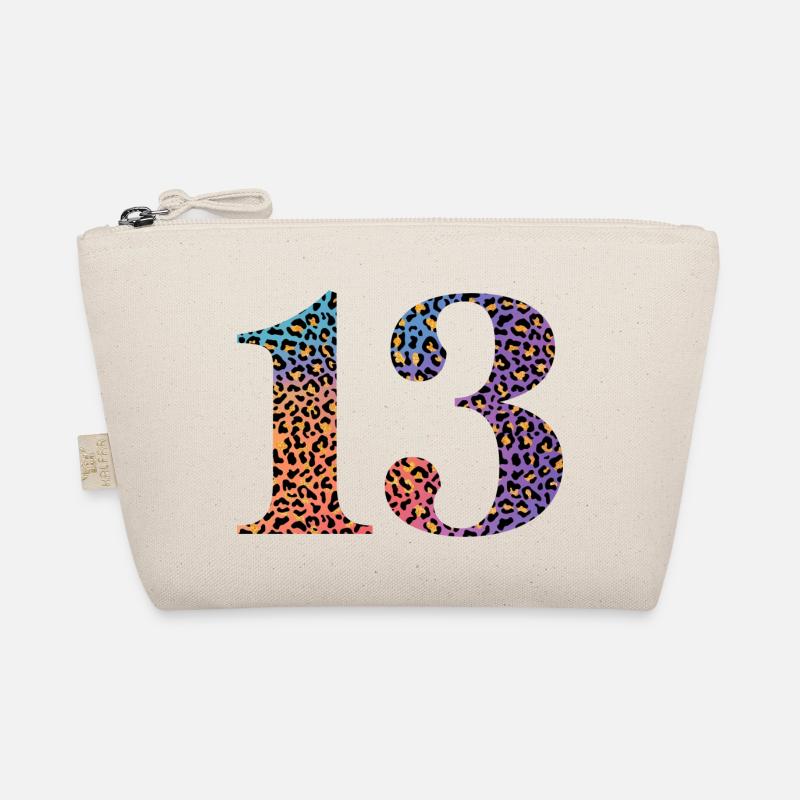 13. Geburtstag Leopard Bio-Täschchen