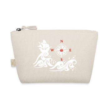 Bateau blanc et rose des vents - Trousse biologique - nature - Devant