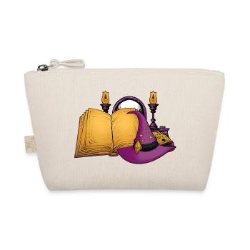 Halloween, Witch, Grimoire - Organic Pouch - nature - Front