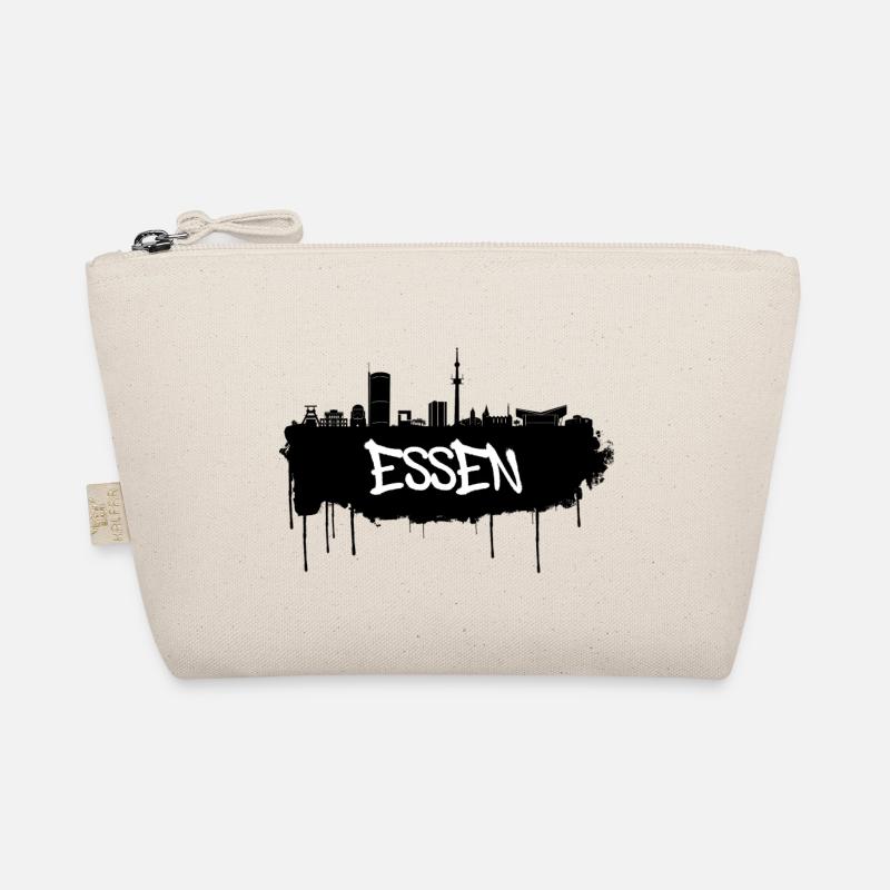 Essen Graffiti Skyline - Bio-Täschchen - Natur