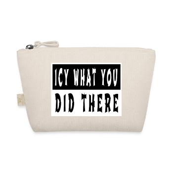 present awkward fun beard gang dinosaurs - Organic Pouch - nature - Front