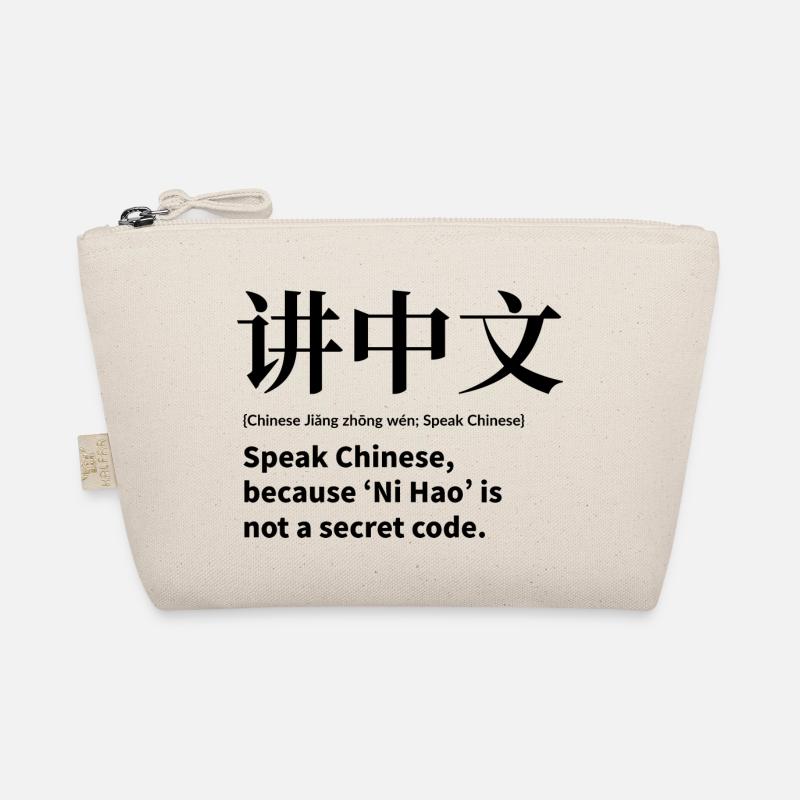 chinesisch sprechen Bio-Täschchen