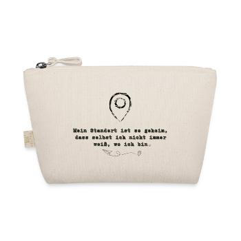 Humorous motif My location - Organic Pouch - nature - Front