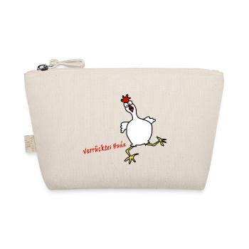 Verrücktes Huhn - Bio-Täschchen - Natur - Vorne