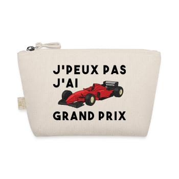 Je peux pas j'ai grand prix cadeau homme course - Trousse biologique - nature - Devant