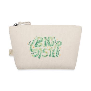 Saying "Big Sister" Big Sister Calligraphy - Organic Pouch - nature - Front