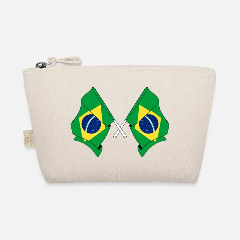 Drapeau du Brésil croisé Trousse biologique