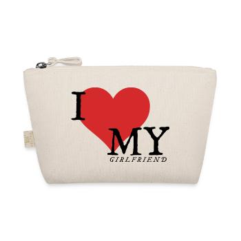 I love my girlfriend - Organic Pouch - nature - Front