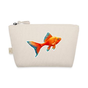 Goldfisch Nr.1 - Bio-Täschchen - Natur - Vorne