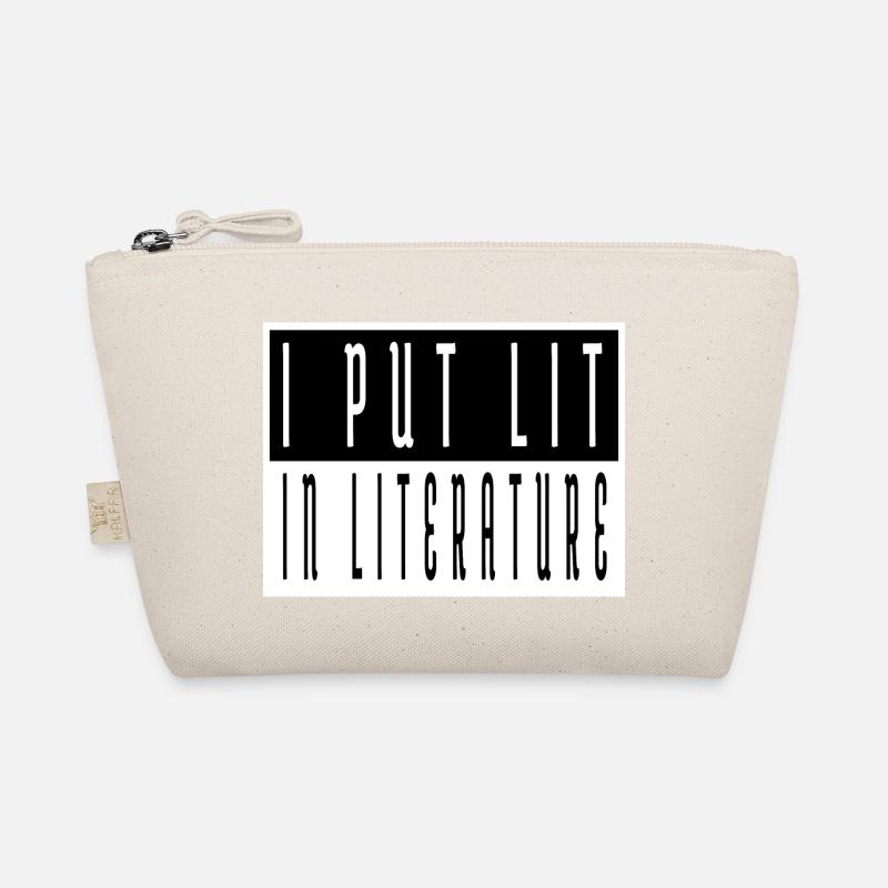 books coffee statement typography feminine Bio-Täschchen