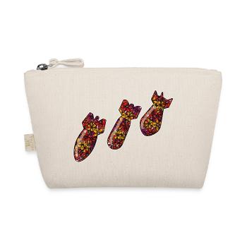 Bomb atmosphere, against war and violence - Organic Pouch - nature - Front