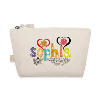 Personalized Sophia Name - Organic Pouch - nature - Front