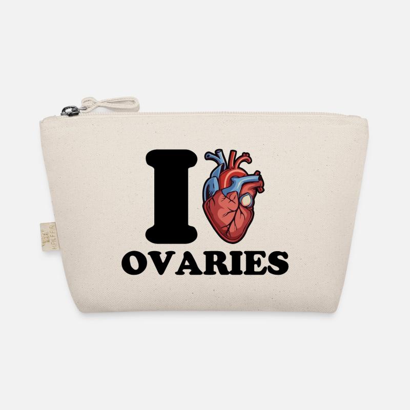 Ich liebe Eierstöcke Bio-Täschchen