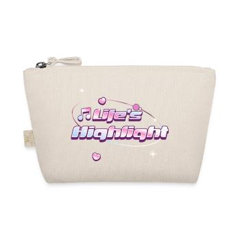 Life's Highlight Cute Kawaii Motivational Love - Bio-Täschchen - Natur - Vorne
