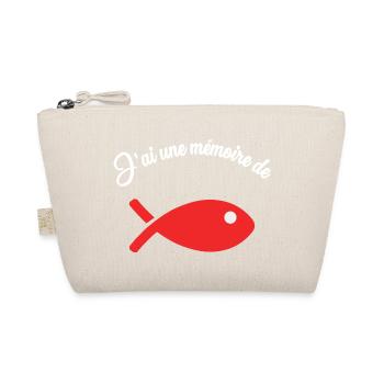 FISCH. HUMOR - Bio-Täschchen - Natur - Vorne