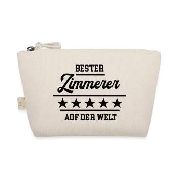 Bester Zimmerer Weltbester Zimmermann Zimmerei - Bio-Täschchen - Natur - Vorne