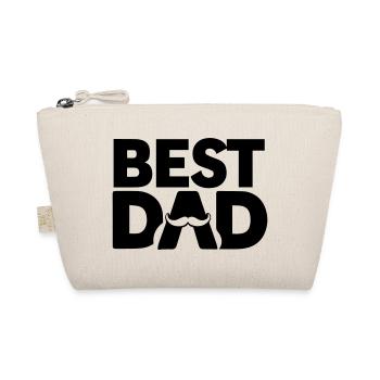 Bester Papa – Papa Geschenk Design - Bio-Täschchen - Natur - Vorne