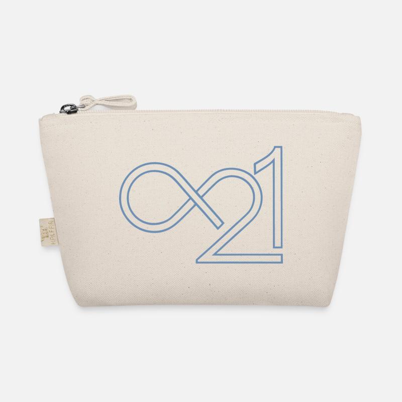 Bitcoin 21 Million Infinite Minimalist Organic Pouch