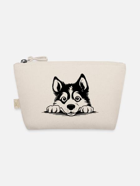 Siberian Husky - Organic Pouch - nature