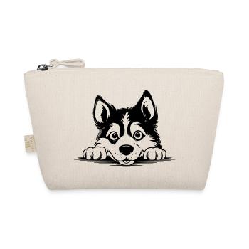 Sibirischer Husky - Bio-Täschchen - Natur - Vorne