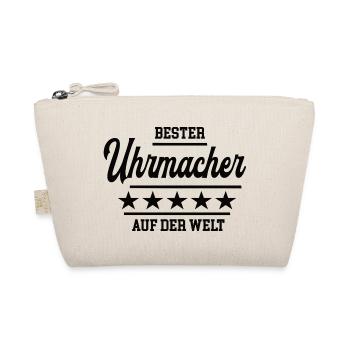 Bester Uhrmacher Weltbester Juwelier Uhrmacherei - Bio-Täschchen - Natur - Vorne