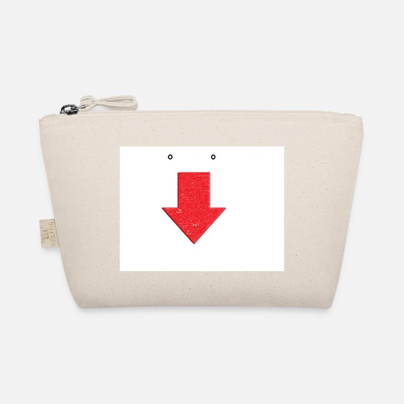 Pfeil Gesicht Bio-Täschchen