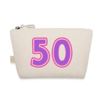 50. 50 ANS. 50e ANNIVERSAIRE. ANNIVERSAIRE 50 ANS. - Trousse biologique - nature - Devant