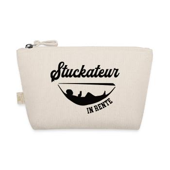 Stuckateur in Rente Rentenbeginn Stukkateure Chef - Bio-Täschchen - Natur - Vorne