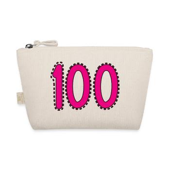 100. 100 ANS. 100e ANNIVERSAIRE. ANNIVERSAIRE 100 - Trousse biologique - nature - Devant