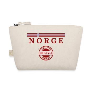 Norwegische Flagge - Bio-Täschchen - Natur - Vorne