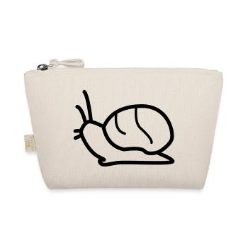 Schnecke - Bio-Täschchen - Natur - Vorne
