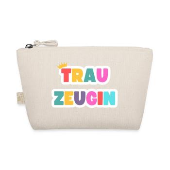 Team Braut-Trauzeugin! Personalisierbar - Bio-Täschchen - Natur - Vorne