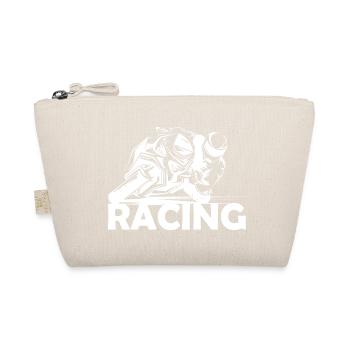 Moto de course Moto Piste de course Icône du logo de la piste de course - Trousse biologique - nature - Devant