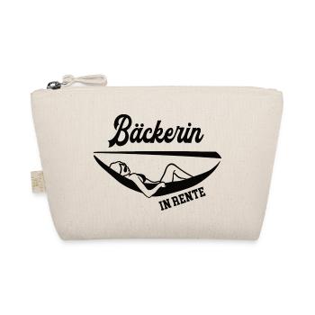 Bäckerin in Rente Rentenbeginn Bäckerei Frau - Bio-Täschchen - Natur - Vorne