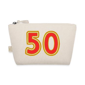50. 50 ANS. 50e ANNIVERSAIRE. ANNIVERSAIRE 50 ANS. - Trousse biologique - nature - Devant