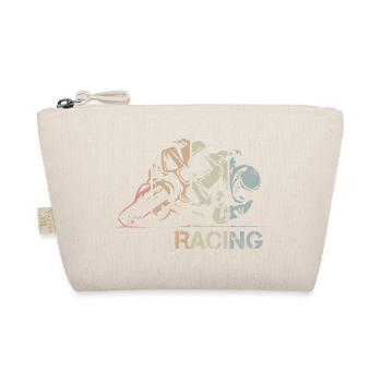 retro Motorrad Supersport Racing vintage Symbol - Bio-Täschchen - Natur - Vorne