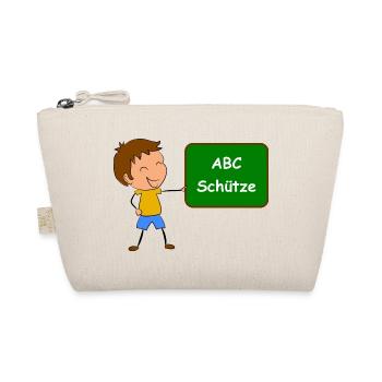Einschulung ABC Schütze - Bio-Täschchen - Natur - Vorne