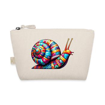 Schnecke - Bio-Täschchen - Natur - Vorne