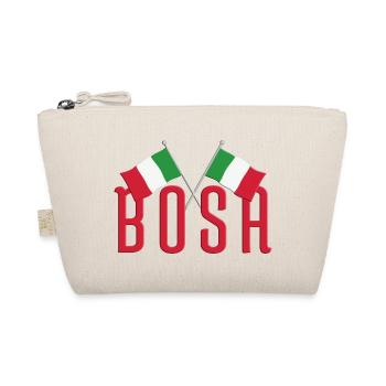 BOSA Italy Flags Design - Organic Pouch - nature - Front
