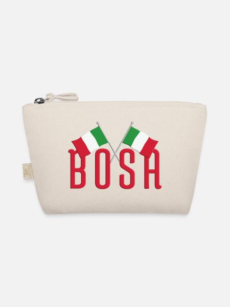 BOSA Italy Flags Design - Organic Pouch - nature