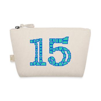 15. 15 ANS. 15e ANNIVERSAIRE. ANNIVERSAIRE 15 ANS. - Trousse biologique - nature - Devant