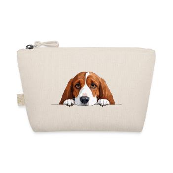 Basset Hound Peeking Mignon Adorable Drôle Animal - Trousse biologique - nature - Devant