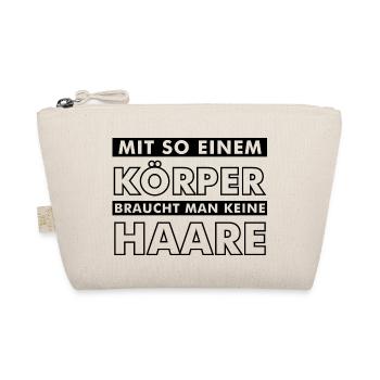 Funny Saying Picture Funny Humor Gift Idea - Organic Pouch - nature - Front