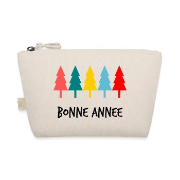 HAPPY NEW YEAR. NEW YEAR'S EVE. BEST WISHES - Organic Pouch - nature - Front