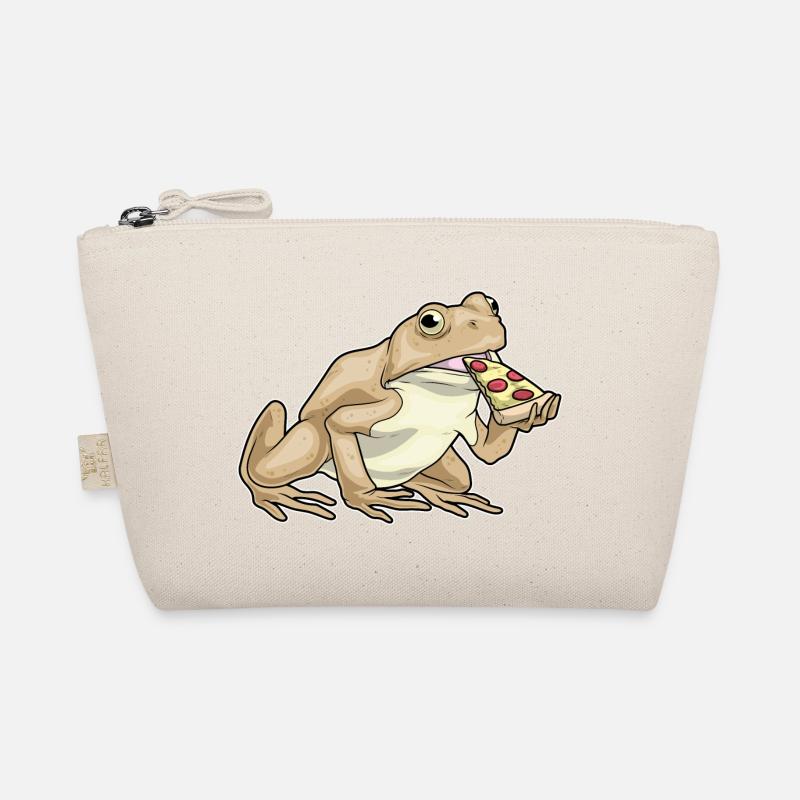 Frosch Pizza - Bio-Täschchen - Natur