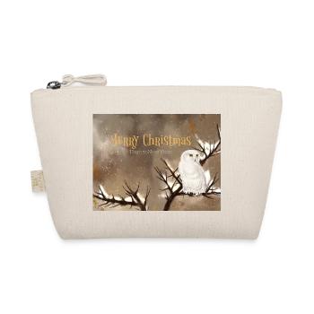 Joyeux Noël Harfang des neiges Paysage d’hiver - Trousse biologique - nature - Devant