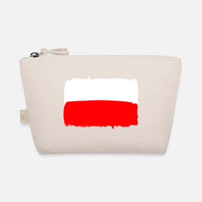 Drapeau polonais de la Pologne Drapeau PL Trousse biologique