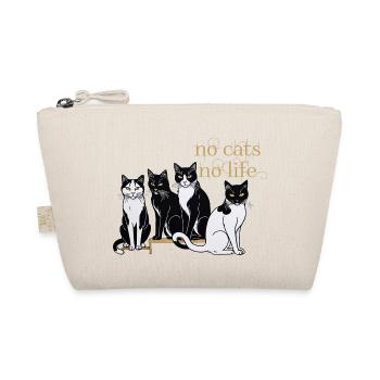 no cats no life - Organic Pouch - nature - Front