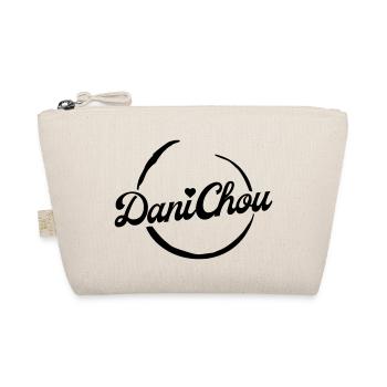 DaniChou Logo Stickerei - Bio-Täschchen - Natur - Vorne