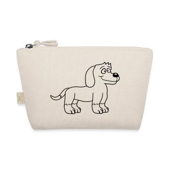 chien se tient mignon petit chiot heureux animal de compagnie - Trousse biologique - nature - Devant